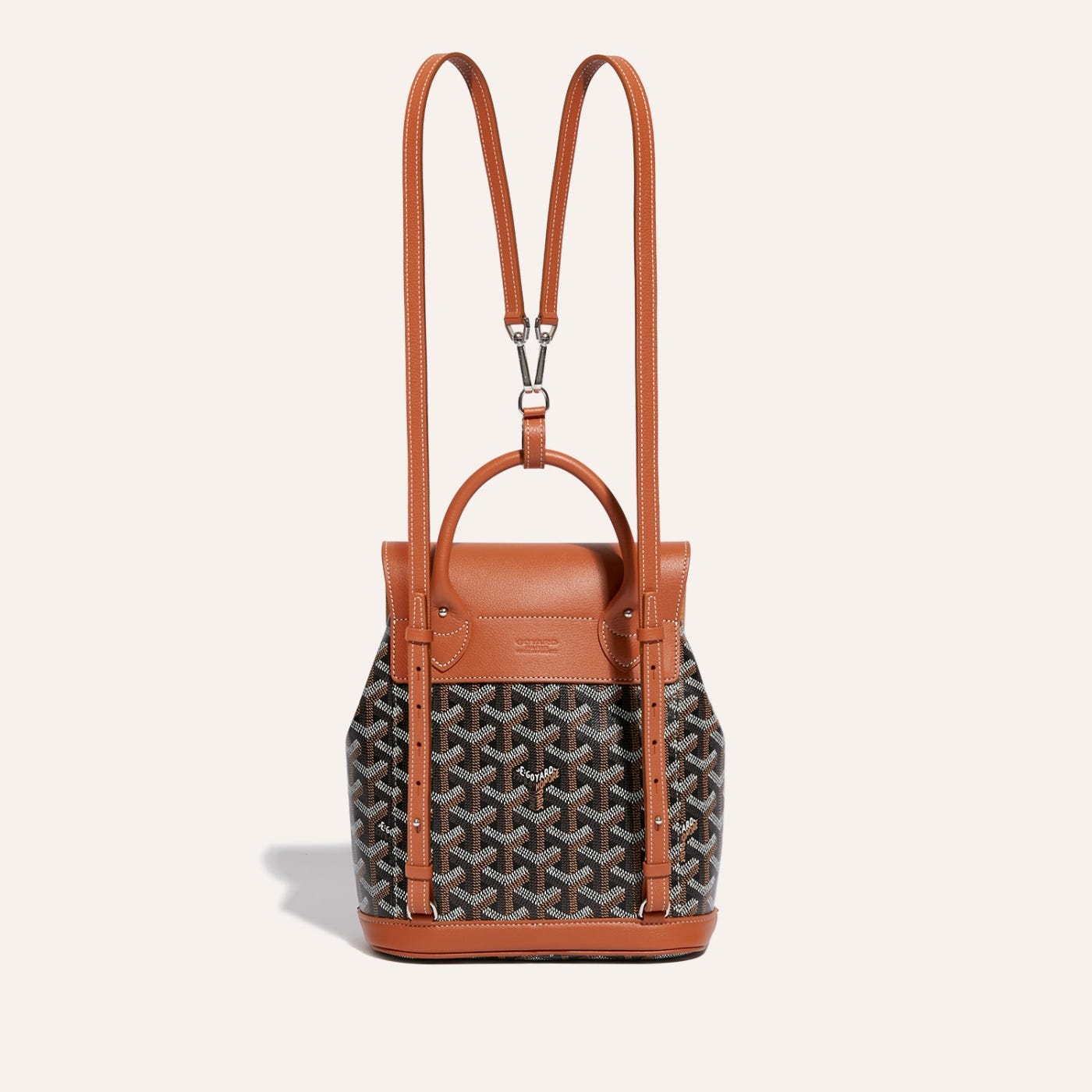 Goyard Alpin Mini Backpack Black & Tan - Image 3